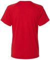 Am image of a Custom Adidas Womens Blended TShirt in Power Red!