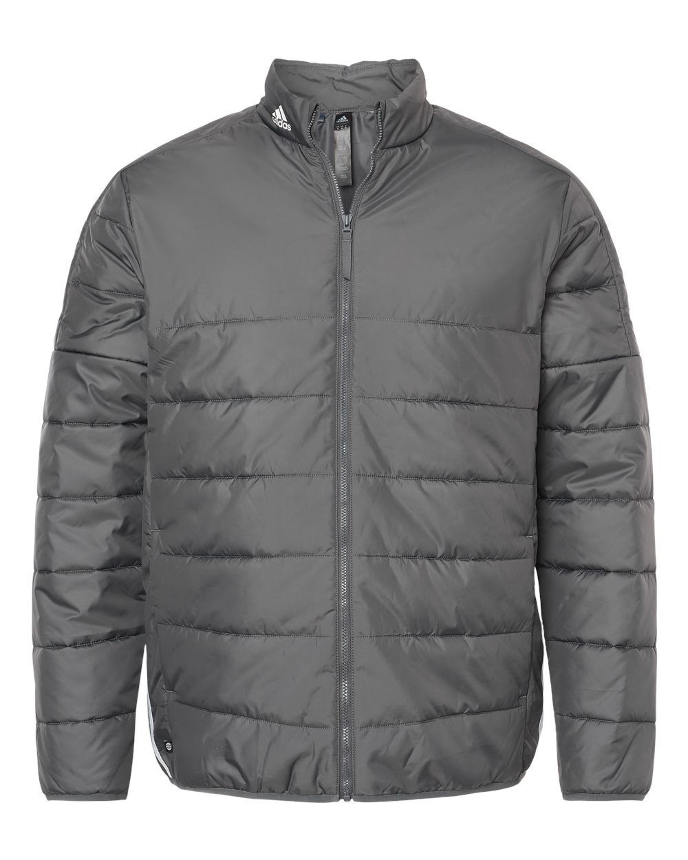 Adidas Mens Puffer Jacket in Grey Five