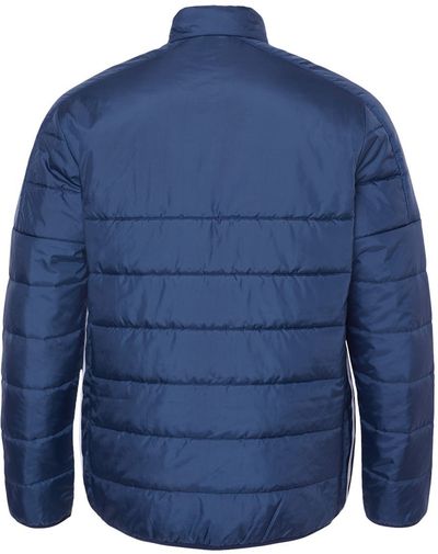 Am image of a Custom Adidas Mens Puffer Jacket in Team Navy Blue!