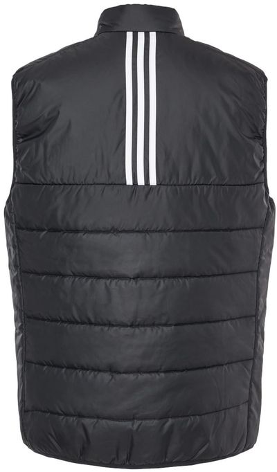 Am image of a Custom Adidas Puffer Vest in Black!