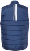 Am image of a Custom Adidas Puffer Vest in Team Navy Blue!