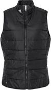 Am image of a Custom Adidas Womens Puffer Vest in Black!