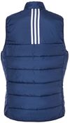 Am image of a Custom Adidas Womens Puffer Vest in Team Navy Blue!