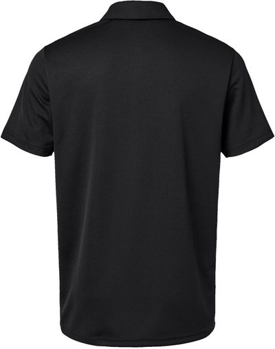 Am image of a Custom Adidas Micro Pique Polo in Black!