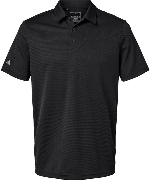 Am image of a Custom Adidas Micro Pique Polo in Black!
