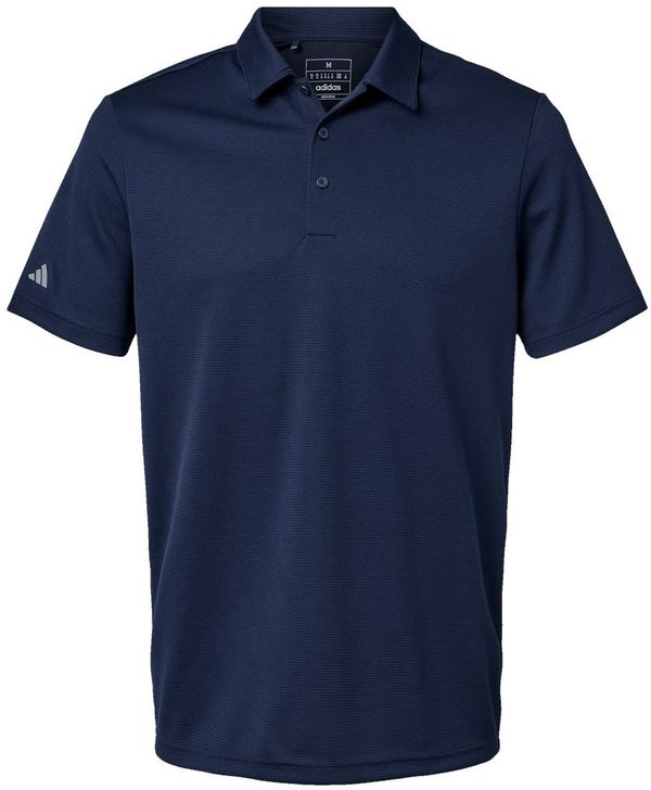 Am image of a Custom Adidas Micro Pique Polo in Collegiate Navy!