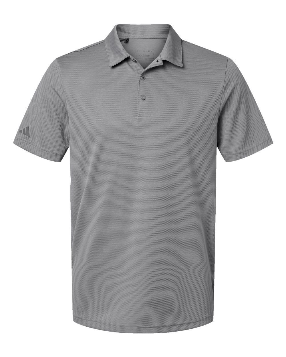Adidas Micro Pique Polo in Grey Three