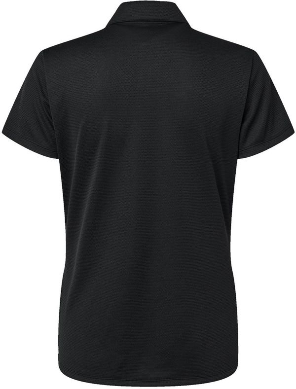 Am image of a Custom Adidas Womens Micro Pique Polo in Black!