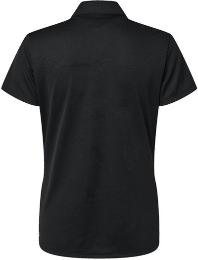 Am image of a Custom Adidas Womens Micro Pique Polo in Black!