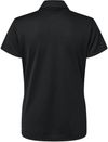 Am image of a Custom Adidas Womens Micro Pique Polo in Black!