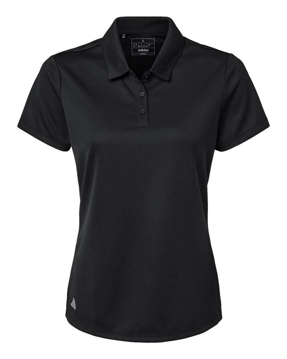 Adidas Womens Micro Pique Polo in Black