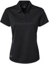 Am image of a Custom Adidas Womens Micro Pique Polo in Black!
