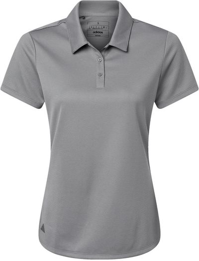 Am image of a Custom Adidas Womens Micro Pique Polo in Grey Three!