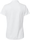 Am image of a Custom Adidas Womens Micro Pique Polo in White!