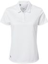 Am image of a Custom Adidas Womens Micro Pique Polo in White!