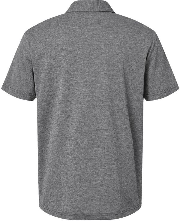 Am image of a Custom Adidas Heathered Polo in Black Melange!
