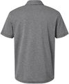 Am image of a Custom Adidas Heathered Polo in Black Melange!