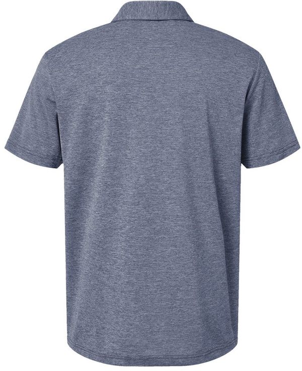Am image of a Custom Adidas Heathered Polo in Collegiate Navy Melange!