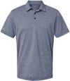 Am image of a Custom Adidas Heathered Polo in Collegiate Navy Melange!