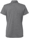 Am image of a Custom Adidas Womens Heathered Polo in Black Melange!