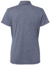 Am image of a Custom Adidas Womens Heathered Polo in Collegiate Navy Melange!