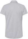 Am image of a Custom Adidas Womens Heathered Polo in Grey Two Melange!