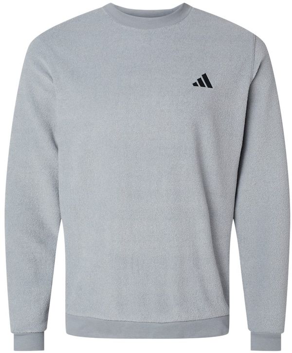 Am image of a Custom Adidas Crewneck Sweatshirt in Grey Three!