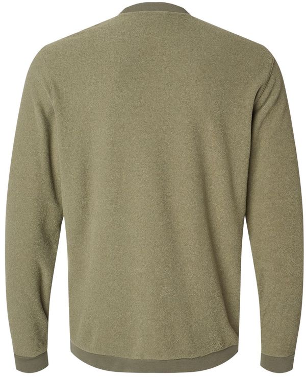 Am image of a Custom Adidas Crewneck Sweatshirt in Olive Strata!