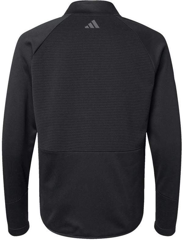 Am image of a Custom Adidas Quarter Zip Pullover in Black!