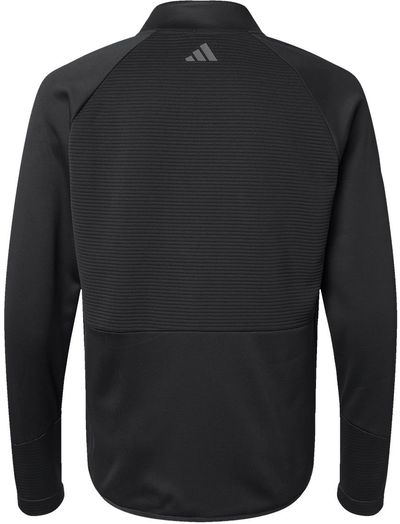 Am image of a Custom Adidas Quarter Zip Pullover in Black!