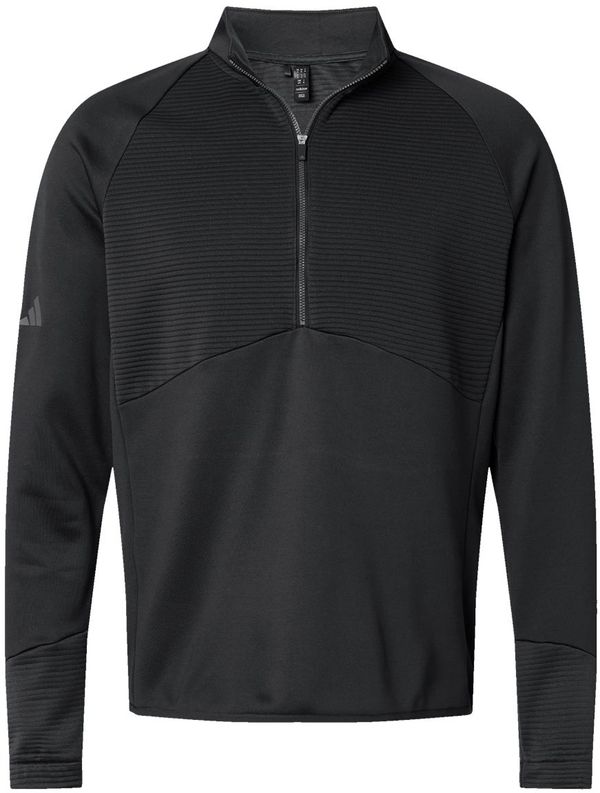 Am image of a Custom Adidas Quarter Zip Pullover in Black!