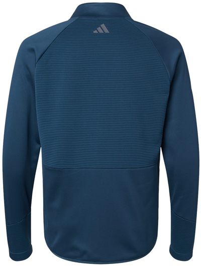 Am image of a Custom Adidas Quarter Zip Pullover in Crew Navy!