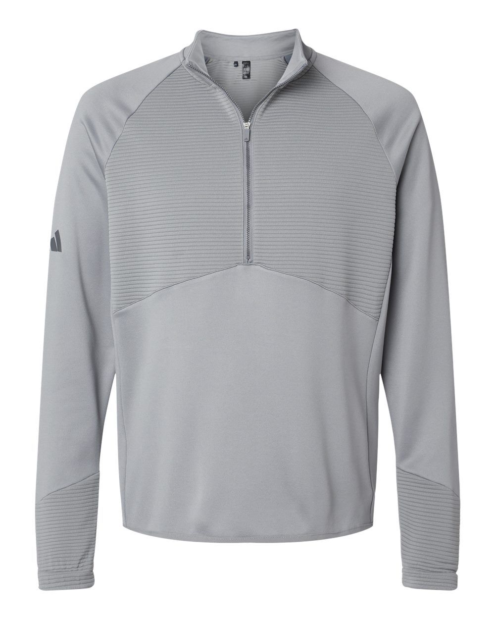 Adidas Quarter Zip Pullover in Grey Three