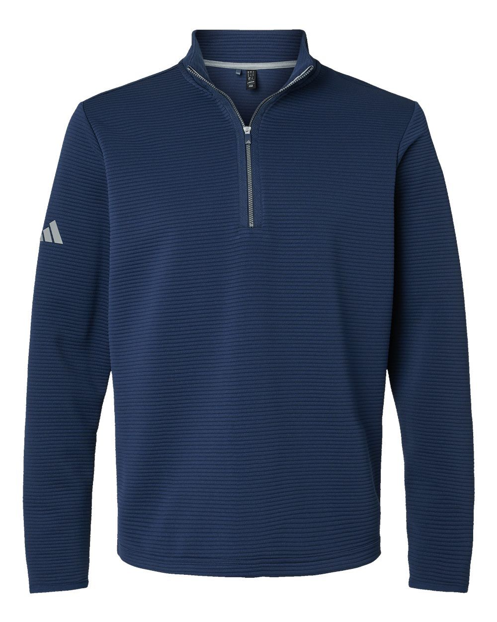Adidas Spacer Quarter Zip Pullover in Collegiate Navy