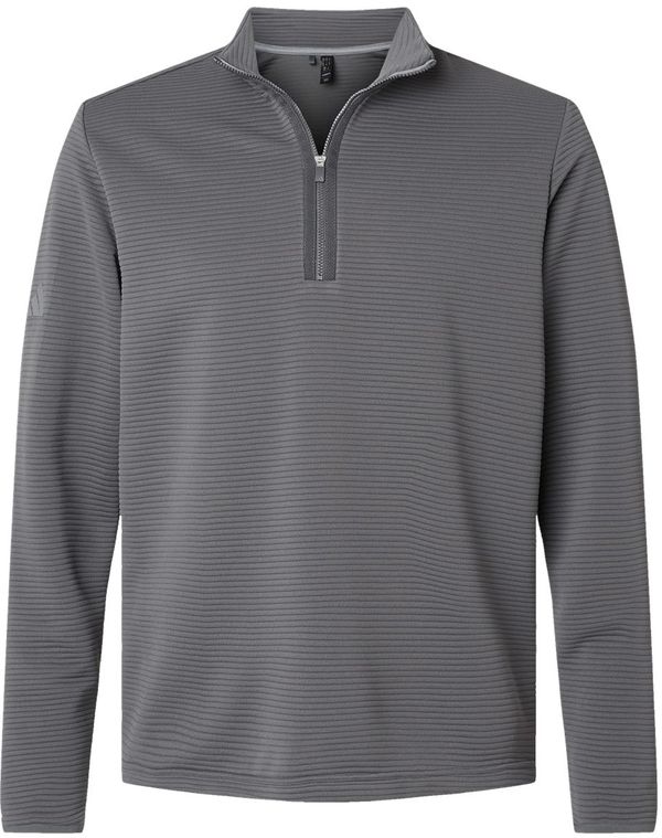 Am image of a Custom Adidas Spacer Quarter Zip Pullover in Grey Five!