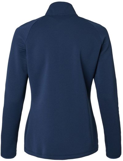 Am image of a Custom Adidas Womens Spacer Quarter Zip Pullover in Collegiate Navy!