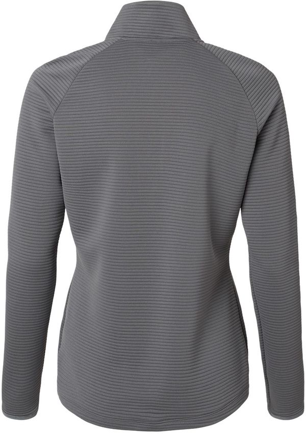 Am image of a Custom Adidas Womens Spacer Quarter Zip Pullover in Grey Five!