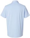 Am image of a Custom Adidas Blend Polo in Blue Dawn Melange!