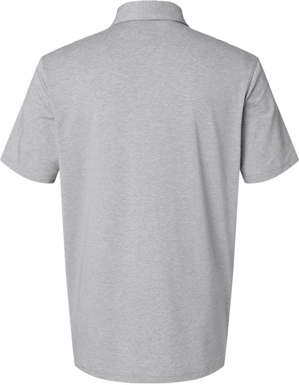 An image of a Custom Adidas Blend Polo in Grey Three Melange!