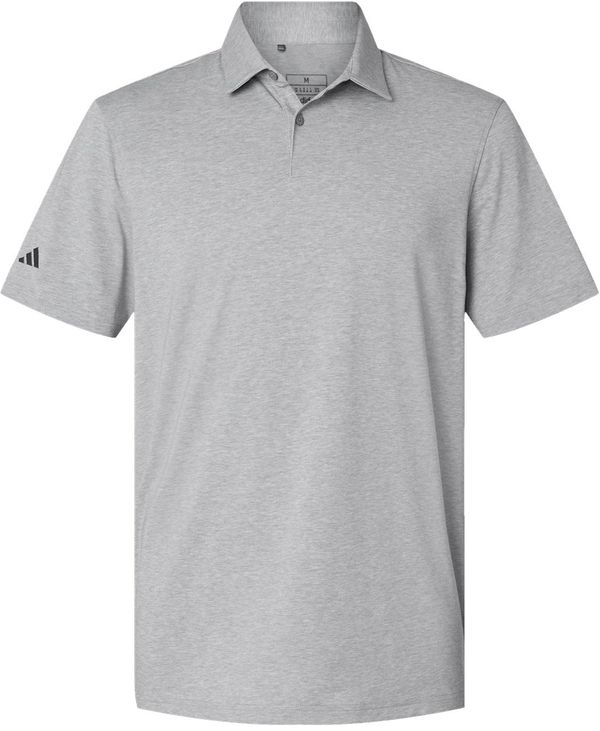 An image of a Custom Adidas Blend Polo in Grey Three Melange!