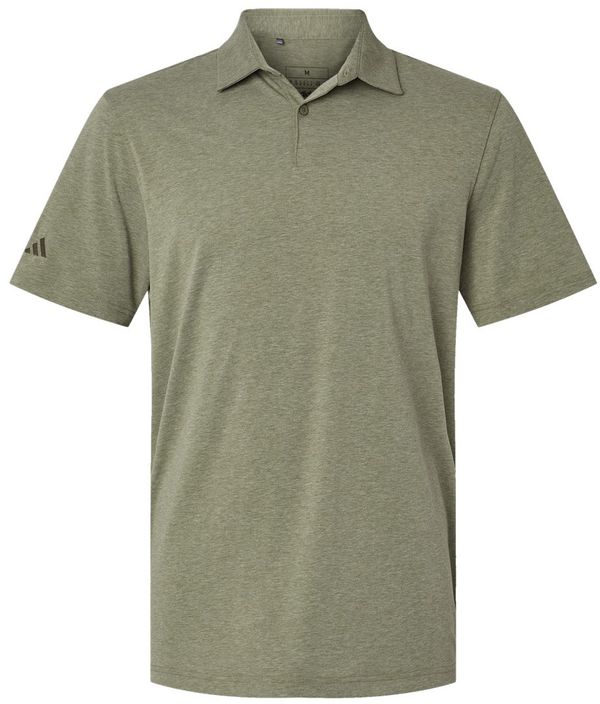 Am image of a Custom Adidas Blend Polo in Olive Strata Melange!
