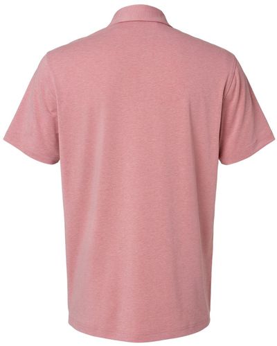 Am image of a Custom Adidas Blend Polo in Pink Strata Melange!