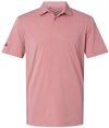 Am image of a Custom Adidas Blend Polo in Pink Strata Melange!