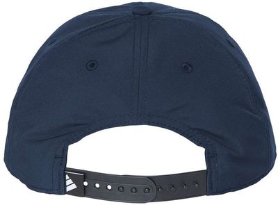 Am image of a Custom Adidas Sustainable Performance Max Cap in Collegiate Navy!