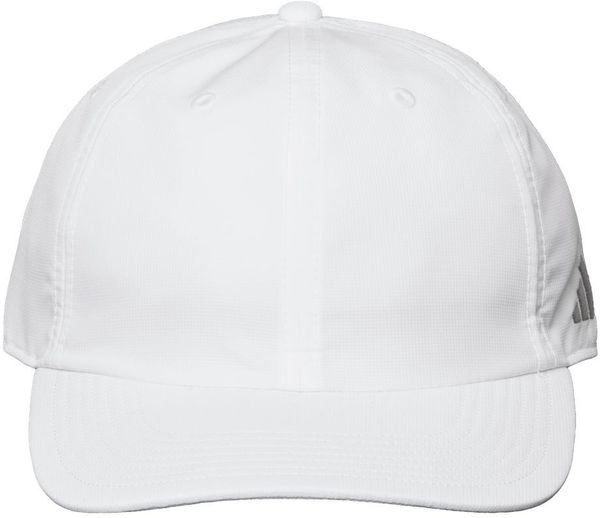 Am image of a Custom Adidas Sustainable Performance Max Cap in White!