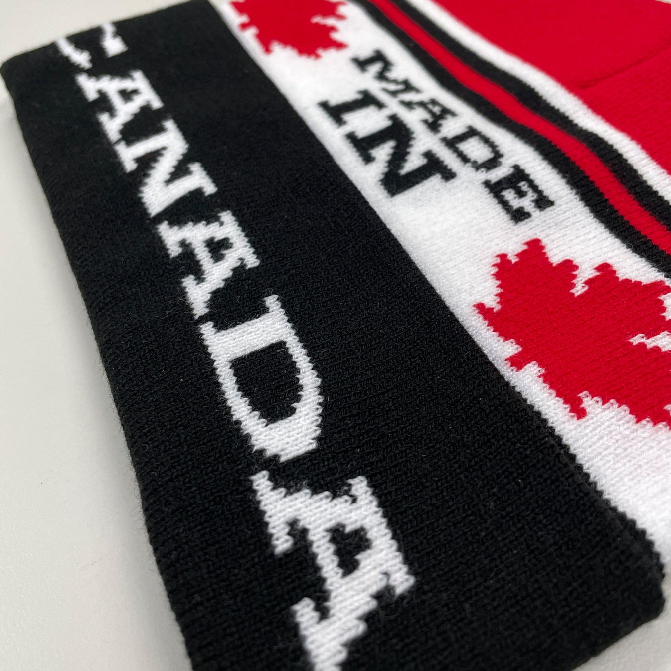 An image of all over print custom toques that we printed!