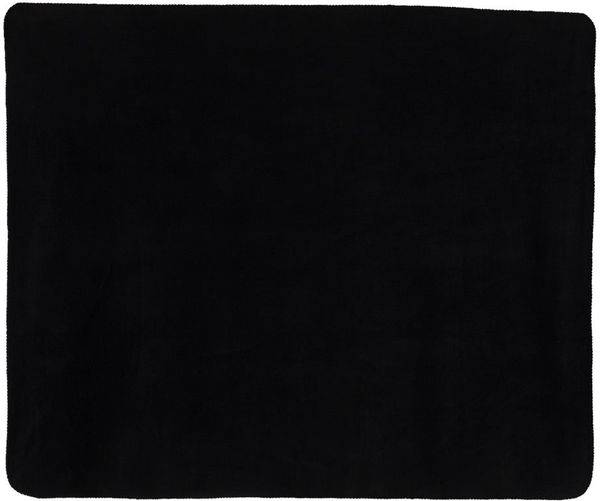 Am image of a Custom Alpine Fleece Fleece Throw Blanket in Black!