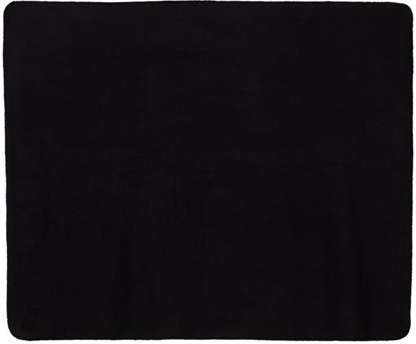 Am image of a Custom Alpine Fleece Fleece Throw Blanket in Black!