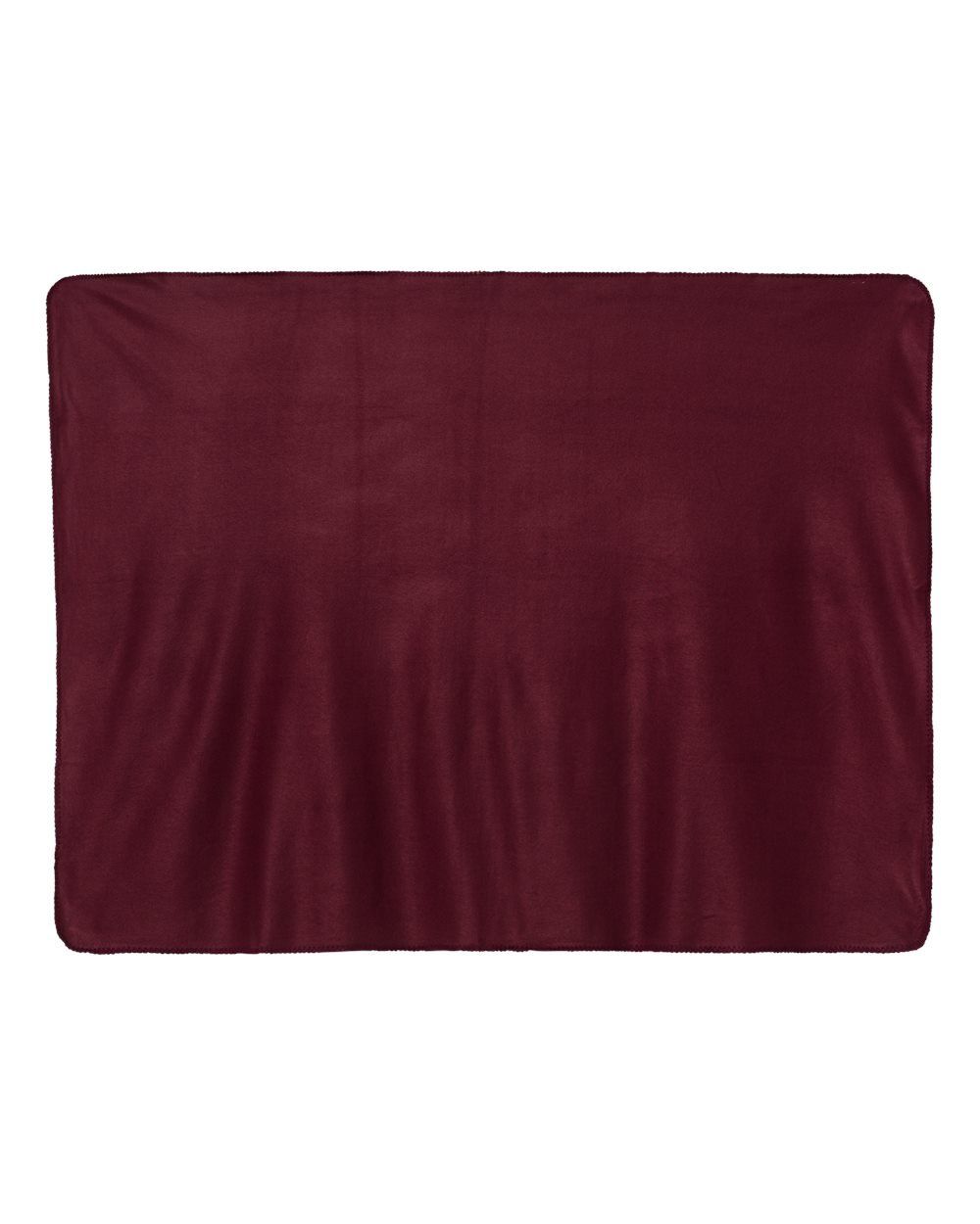 Alpine Fleece Fleece Throw Blanket in Burgundy
