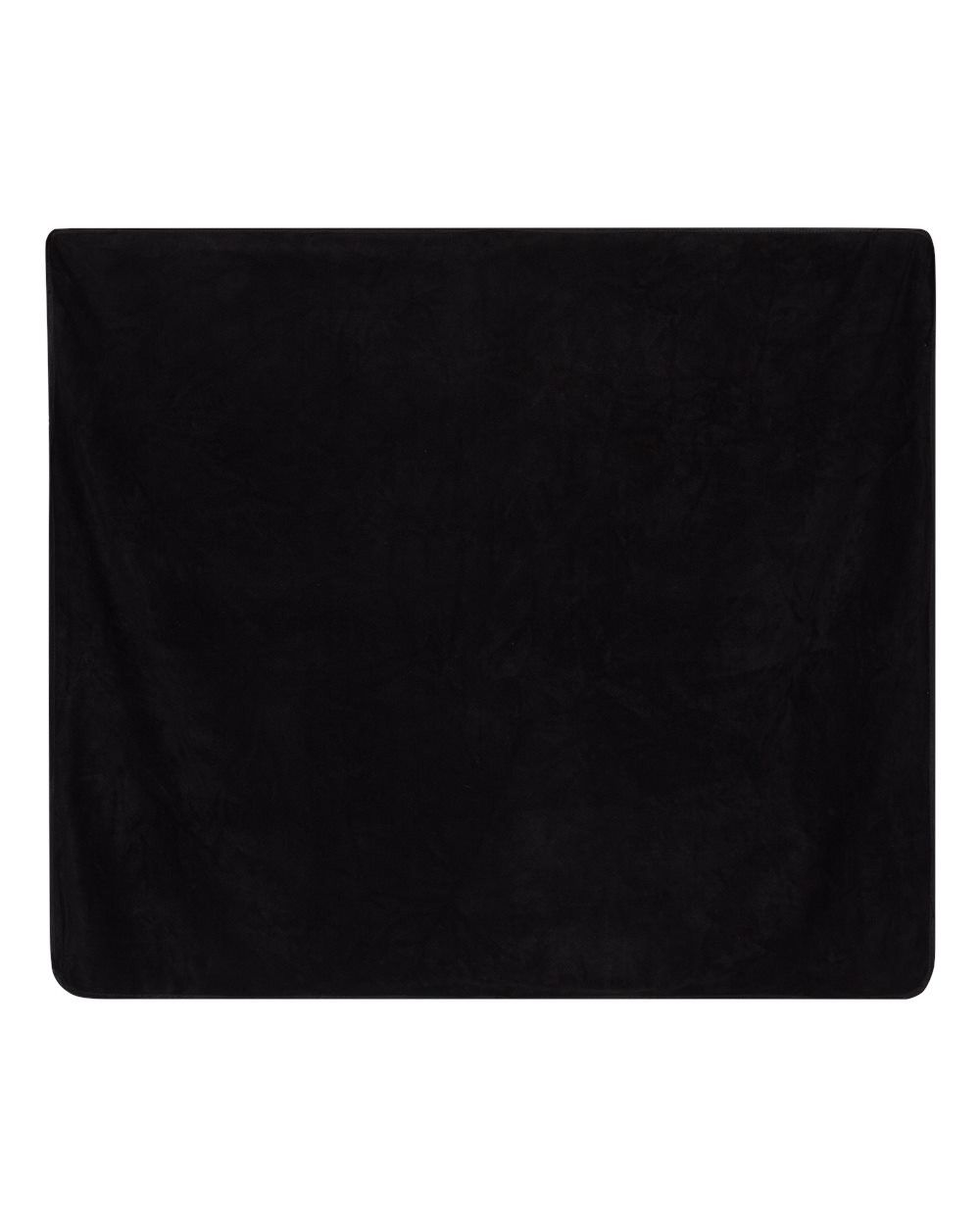 Alpine Fleece Polyester Nylon Picnic Blanket in Black